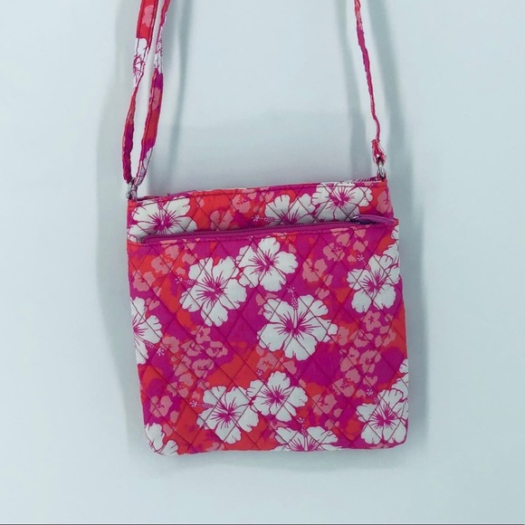 Hawaiian crossbody in pink, orange, and white - Picture 1 of 4